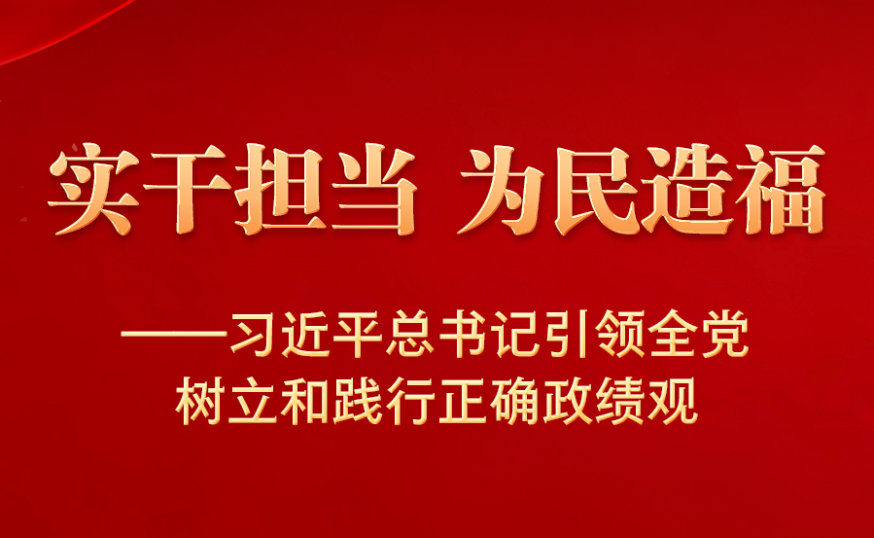 实干担当 为民造福——习近平总书记引领全党树立和践行正确政绩观